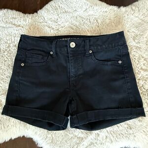 American Eagle Outfitters Black Jean Shorts